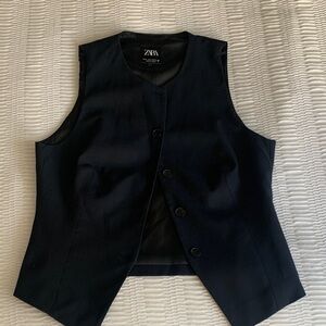 Zara Midnight Sleeveless Vest
